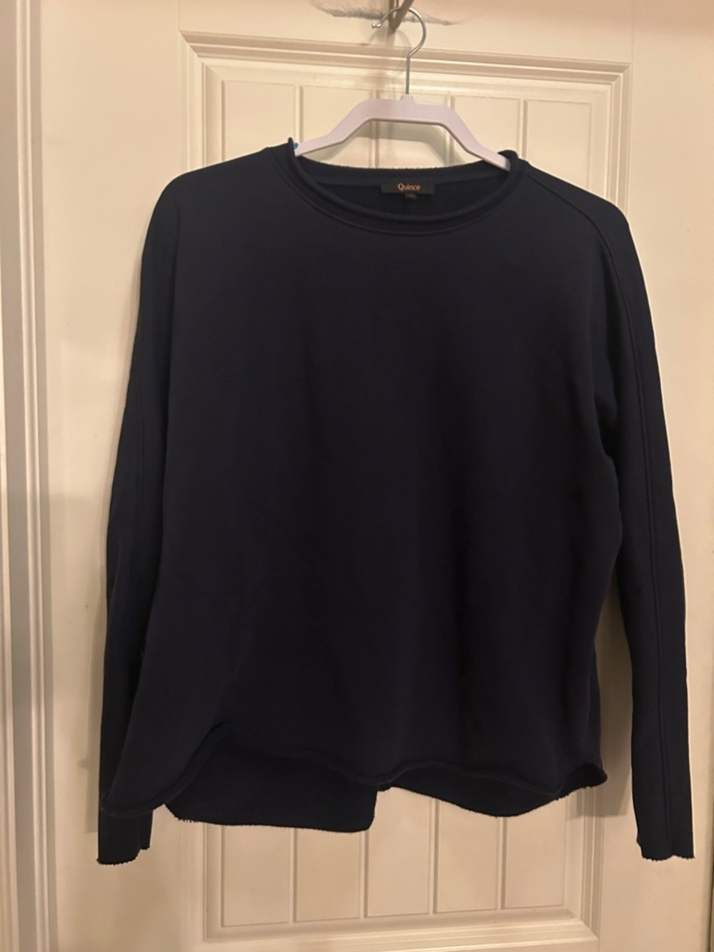 Quince Navy S Crewneck sweatshirt